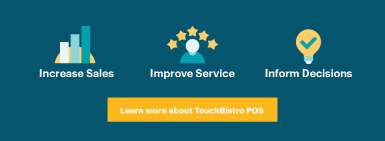 Illustrations and headers showing increase sales, improve service, and inform decisions
