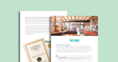 sample pages from the start up costs guide