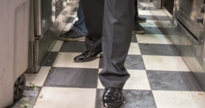 Image of one of the best non-slip shoes for restaurant workers.