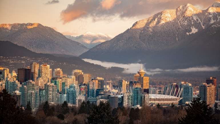 Vancouver city skyline