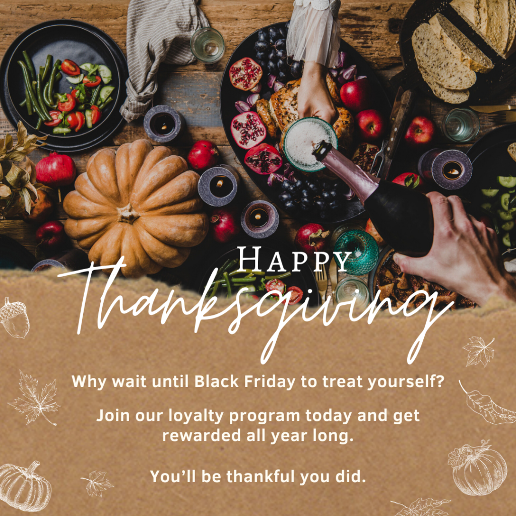 Thanksgiving template for social media.